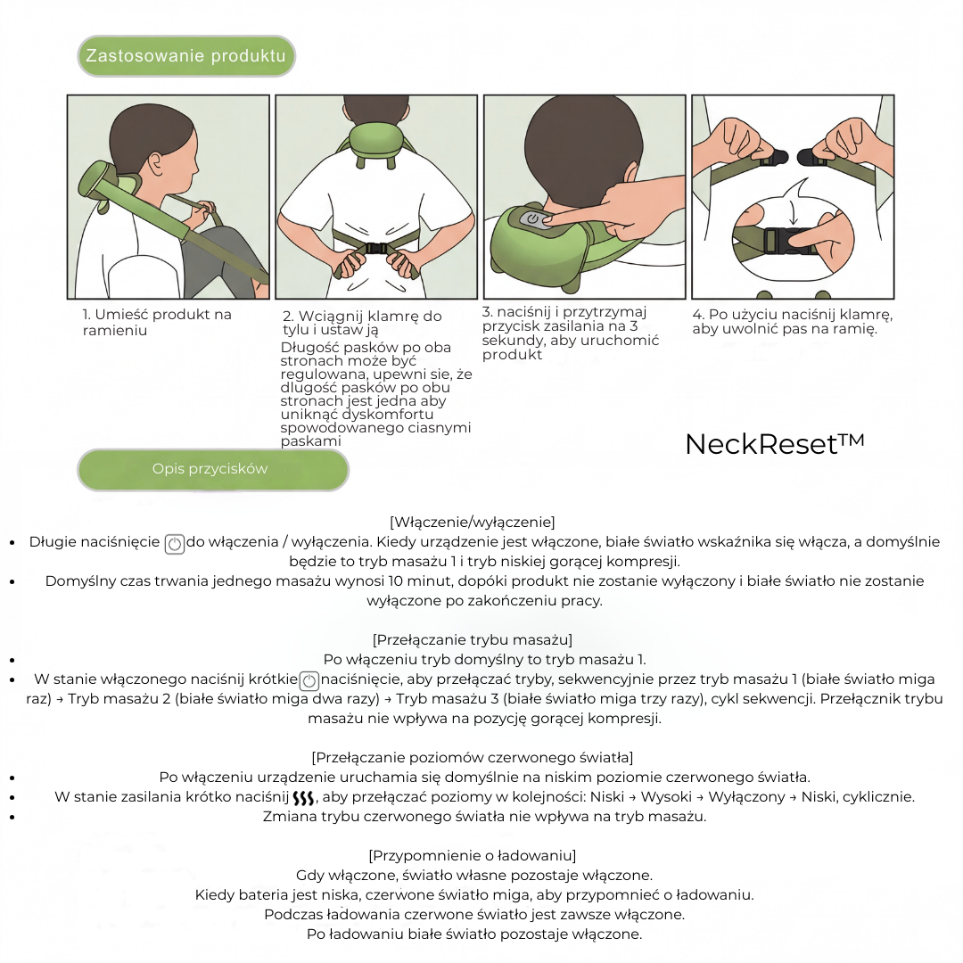 NeckReset™ – Domowy rytuał relaksu dla karku i barków