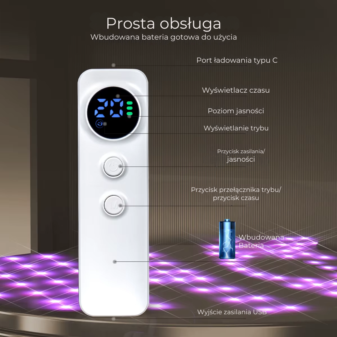 Promienna™ – Domowa pielęgnacja światłem LED