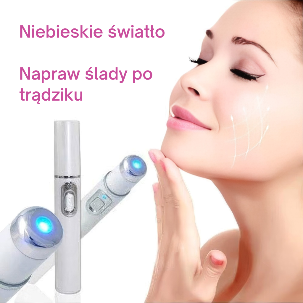 BlueClear™ – Punktowa pielęgnacja skóry z niebieskim światłem